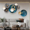 Modern Round Wall Hangings Decorative Geometric Circle Design for Living Room, Bedroom & Office Wall Décor